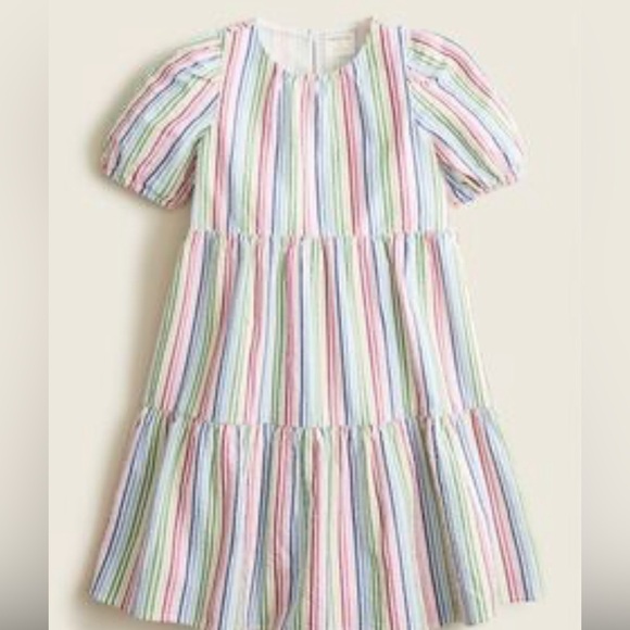 J. Crew crewcuts rainbow striped dress Size 4 - Picture 2 of 5